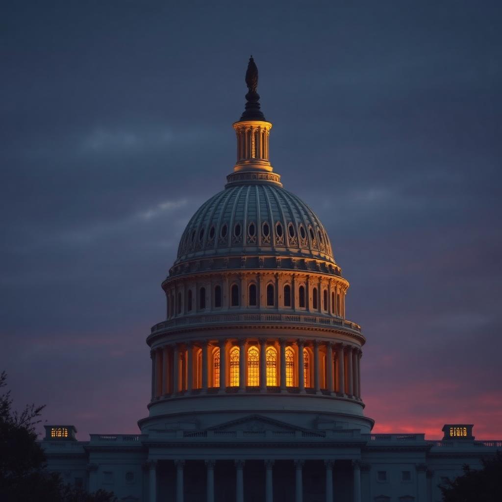 US Capitol dome at dusk, symbolising US politics and regulatory change